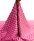Pink Minky Dot Fabric by the Yard, 60" Wide Ultra-Soft Plush Minky Fabric for Baby Blankets, Nursery Decor, Plush Toys & Sewing